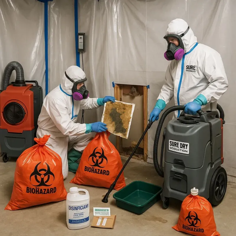Contaminated Water Handling Protocols process in Byesville, OH